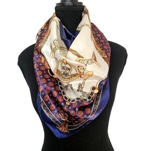 Large Fashion Print Scarfs for Women, 90cm x 90cm, NEW